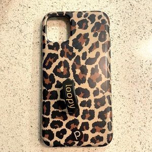 Leopard loopy phone case for iPhone 11//X